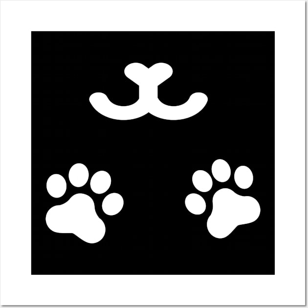 Just an awesome and simple designed product for dog lovers Wall Art by Just Simple and Awesome